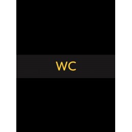 CARTEL SEÑALIZACIÓN WC